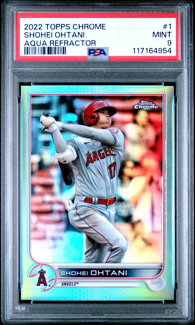 2022 #1 Shohei Ohtani PSA 9 Topps Chrome