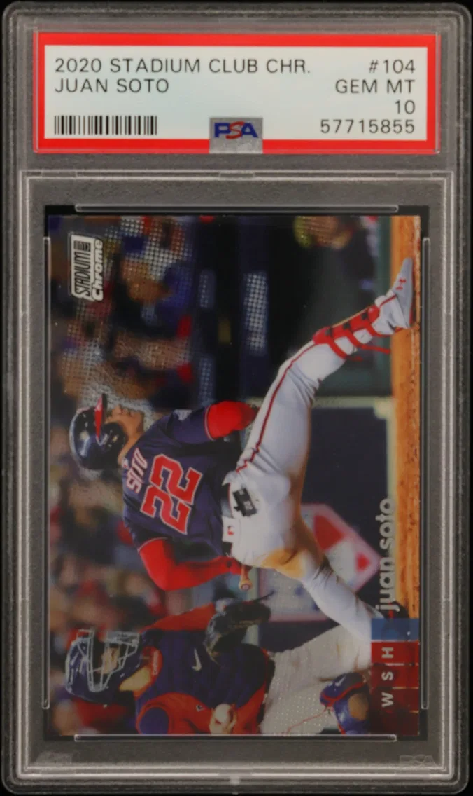 2020 #104 Juan Soto PSA 10 Stadium Club Chrome