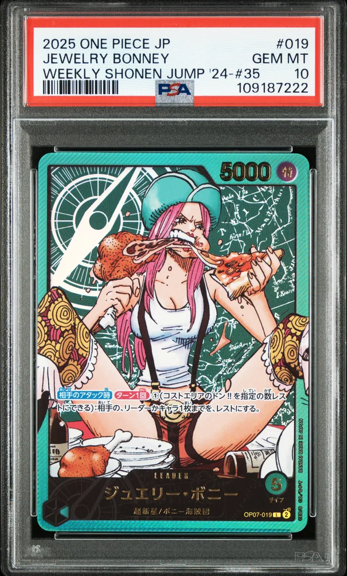 2025 #019 Jewelry Bonney PSA 10 One Piece Japanese Promos