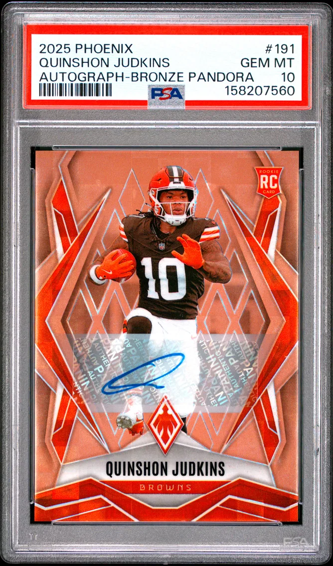 2025 #191 Quinshon Judkins PSA 10 Panini Phoenix