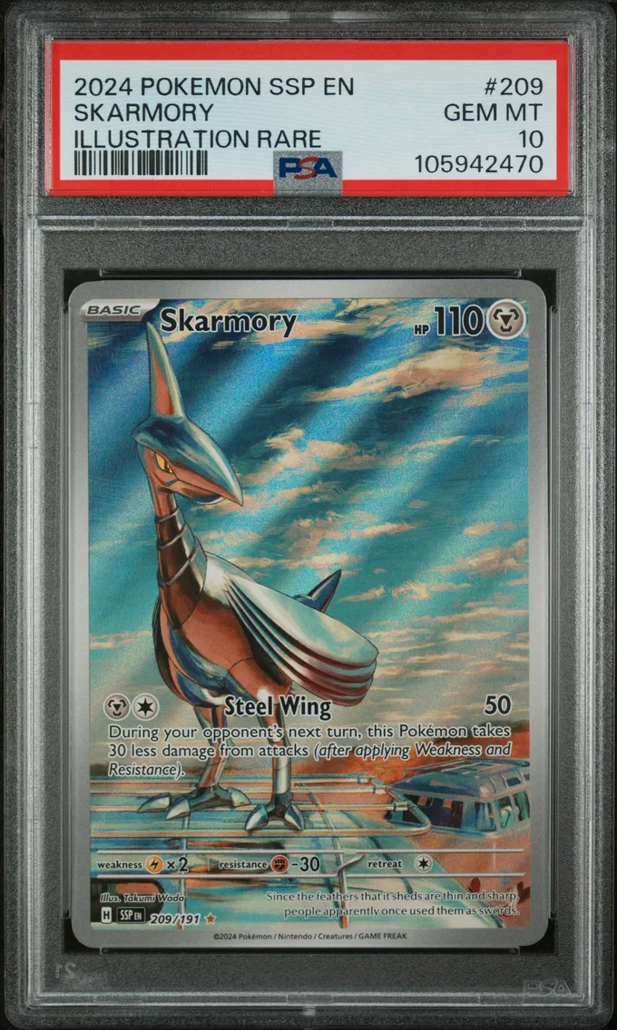2024 #209 Skarmory PSA 10 Ssp EN