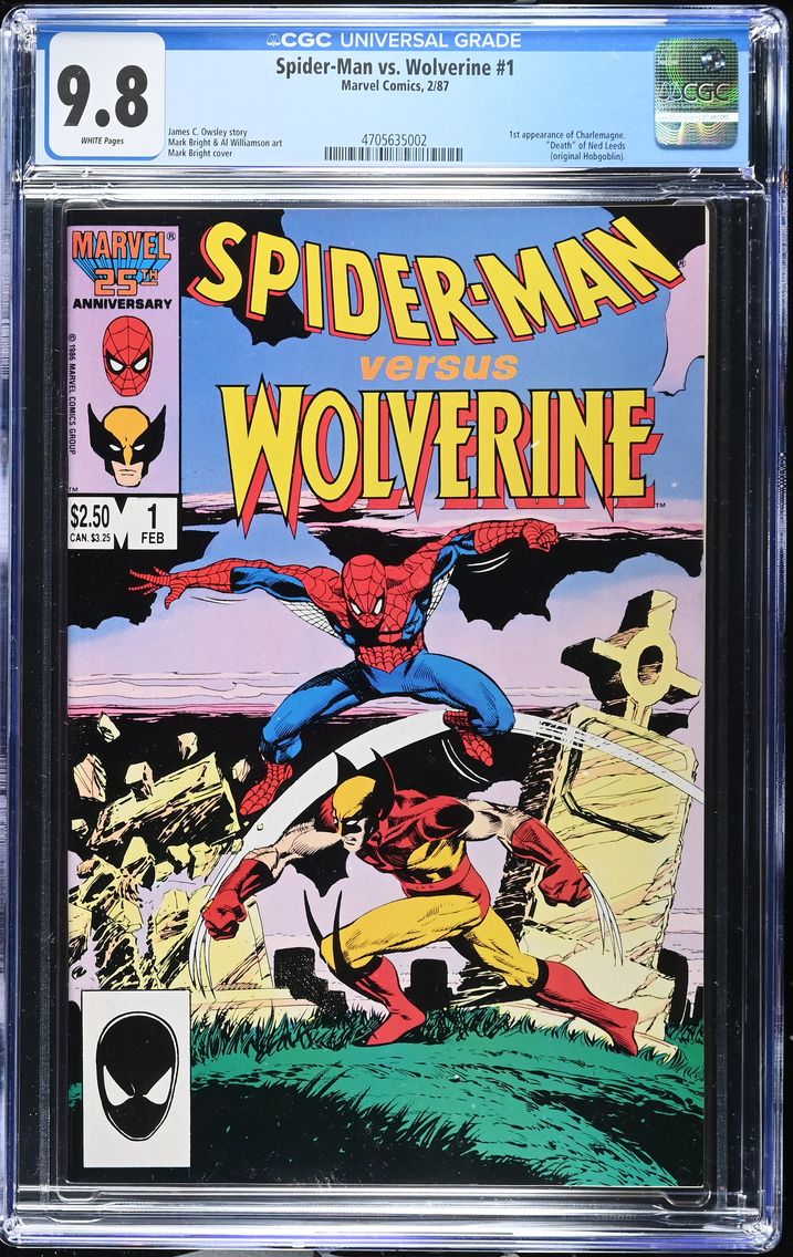 1987 Spider-Man vs. Wolverine #1