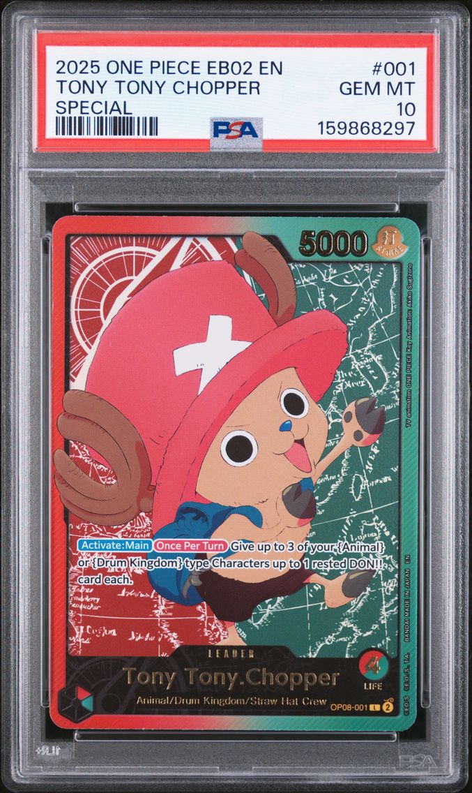 2025 #001 Tony Tony Chopper PSA 