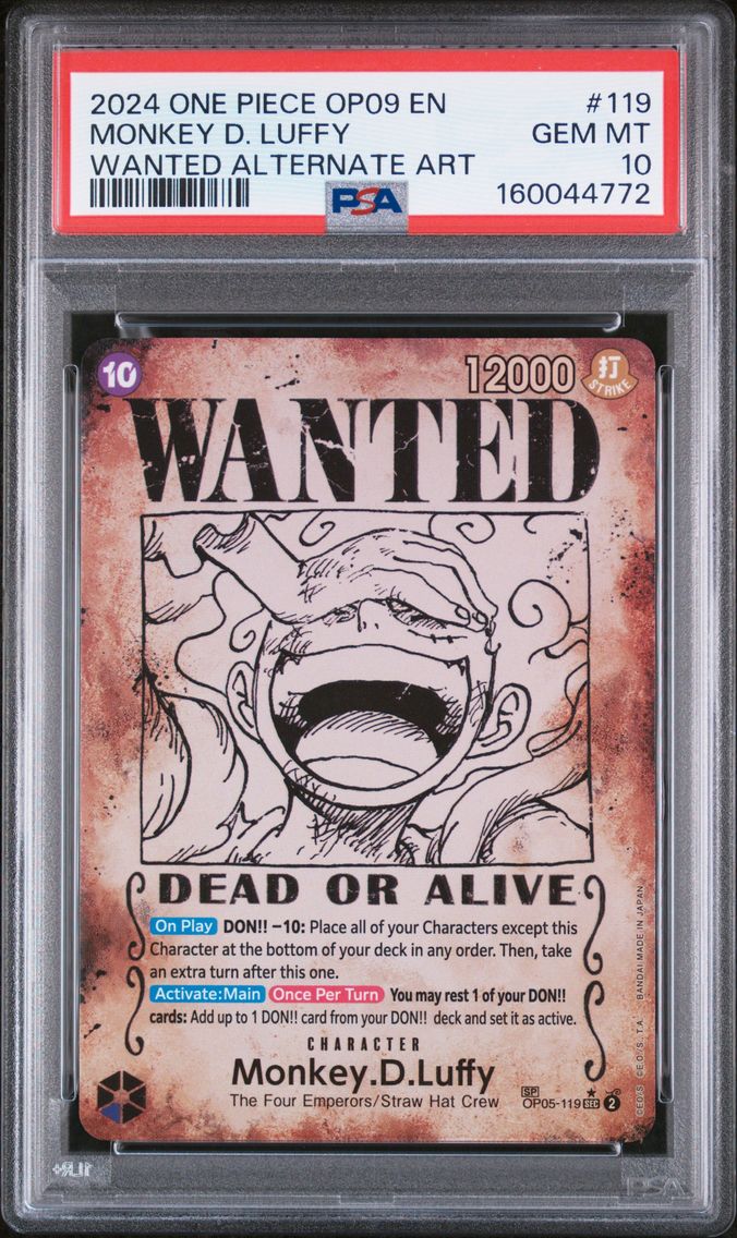 2024 #119 Monkey D. Luffy PSA 10