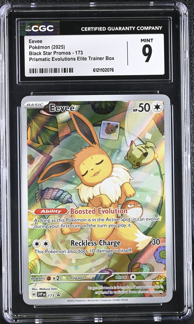 2025 #173 Eevee CGC 9 Black Star