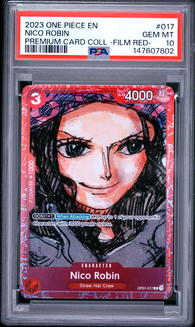 2023 #017 Nico Robin PSA 10 One Piece Premium Card Collection -One Piece Film Red-