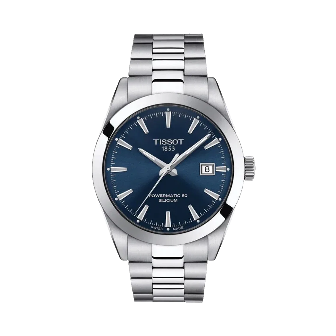 Tissot Gentleman Powermatic 80 Silicium 40mm - Blue on Bracelet