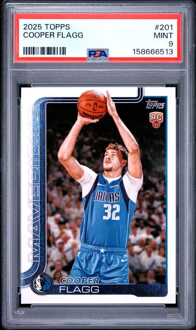2025 #201 Cooper Flagg PSA 9 Topps