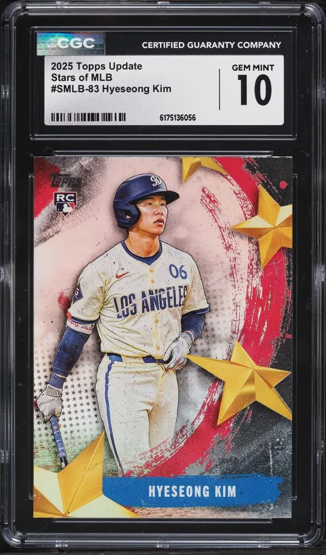 2025 Topps Update Stars Of MLB Hyeseong Kim ROOKIE #SMLB-83 CGC 10 GEM MINT