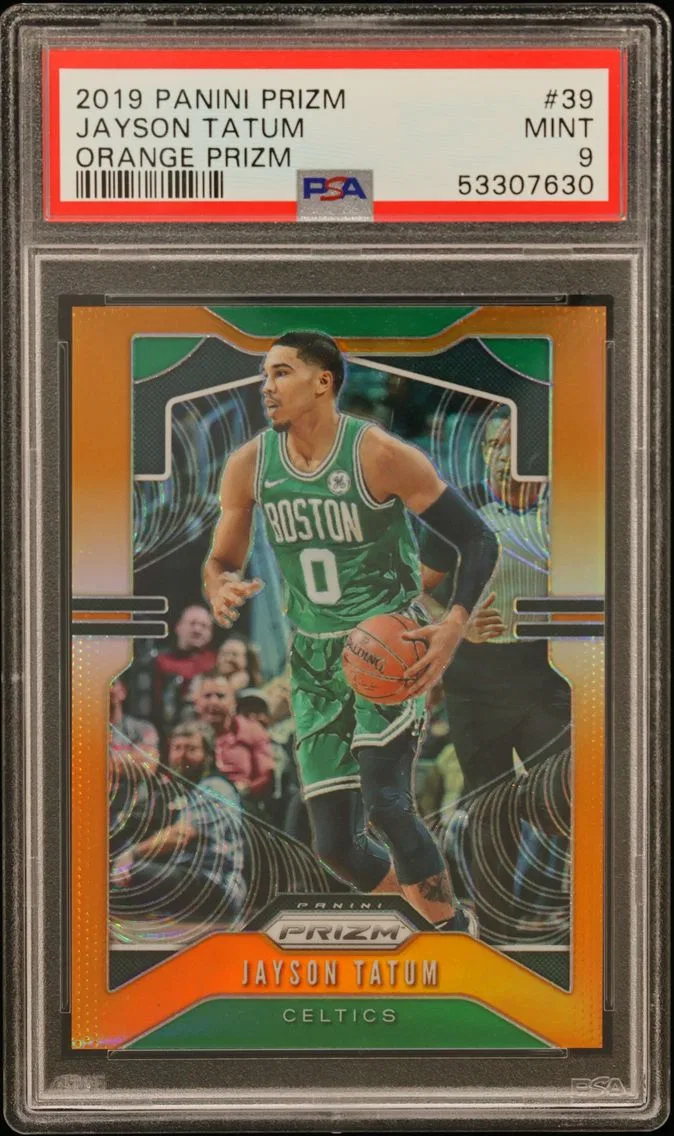 2019 #39 Jayson Tatum PSA 9 Panini Prizm