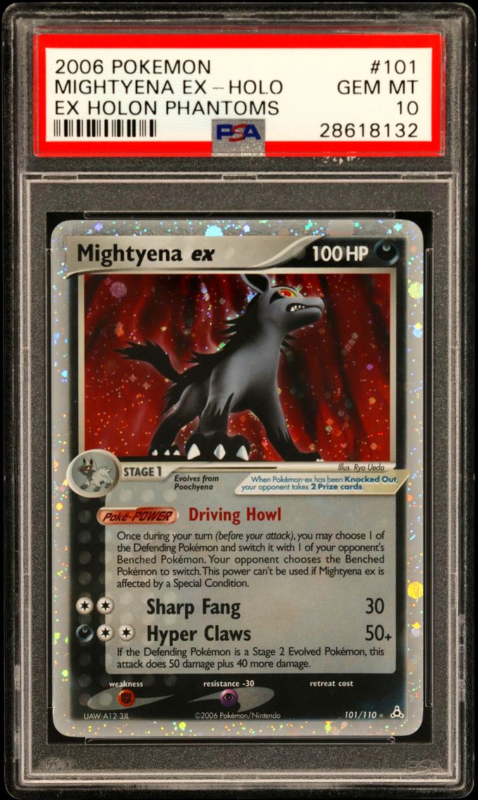 2006 #101 Mightyena EX-Holo PSA 