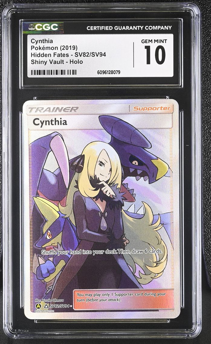 2019 #SV82/SV94 Cynthia CGC 10 Hidden Fates - English