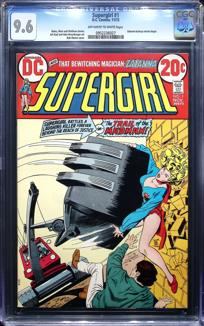 1972 Supergirl #1 CGC 9.6 DC Comics