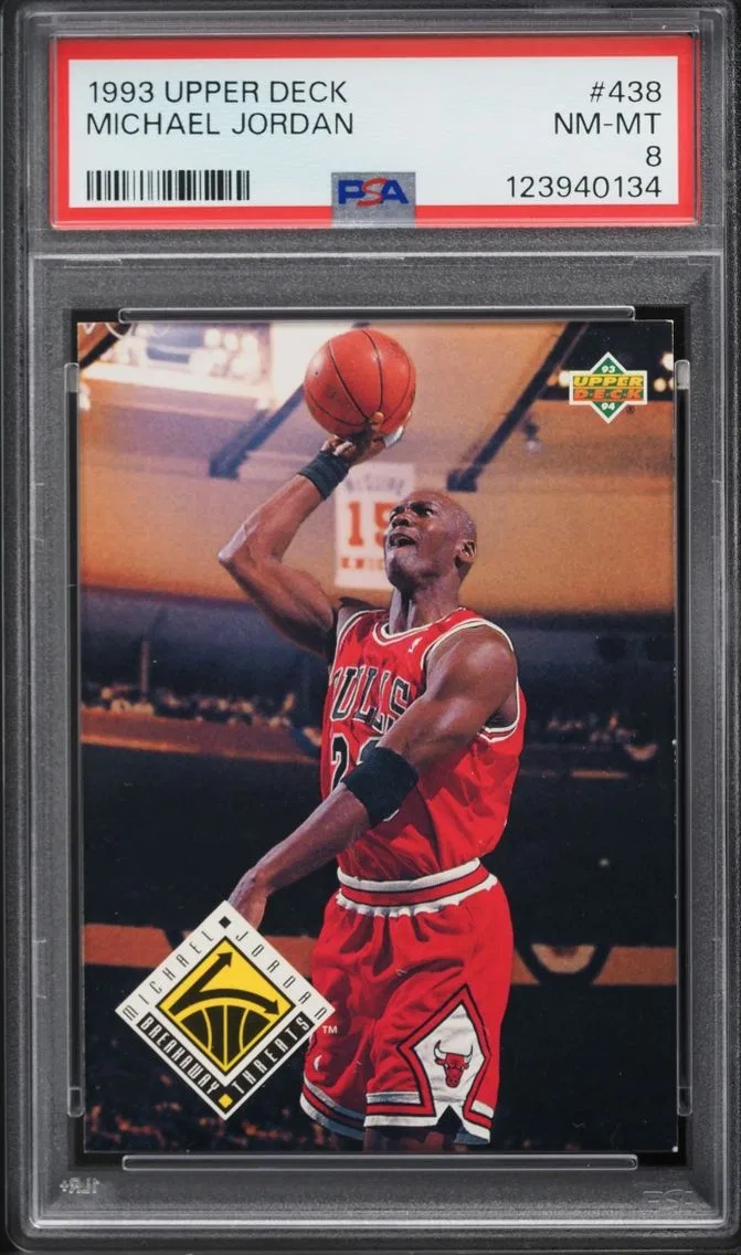 1993 #438 Michael Jordan PSA 8 Upper Deck Basketball