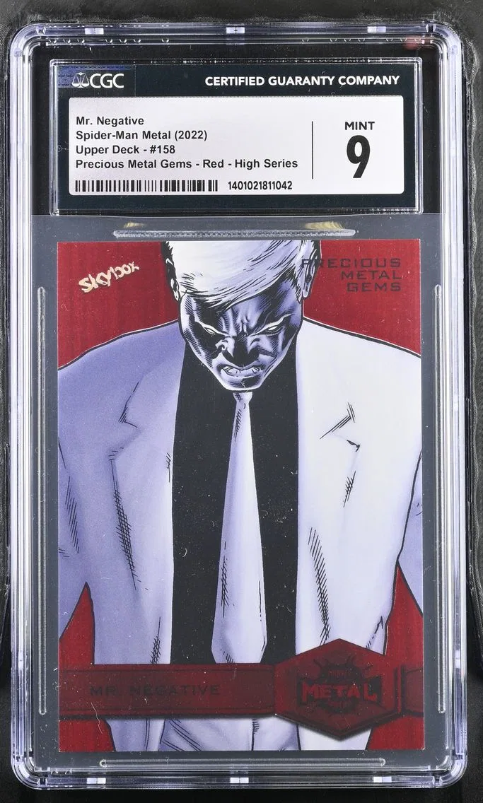 2022 #158 Mr. Negative CGC 9 Spider-Man Metal - English
