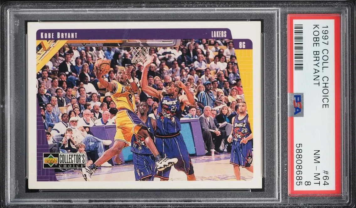 1997 #64 PSA 8 Collector's Choice Basketball Kobe Bryant