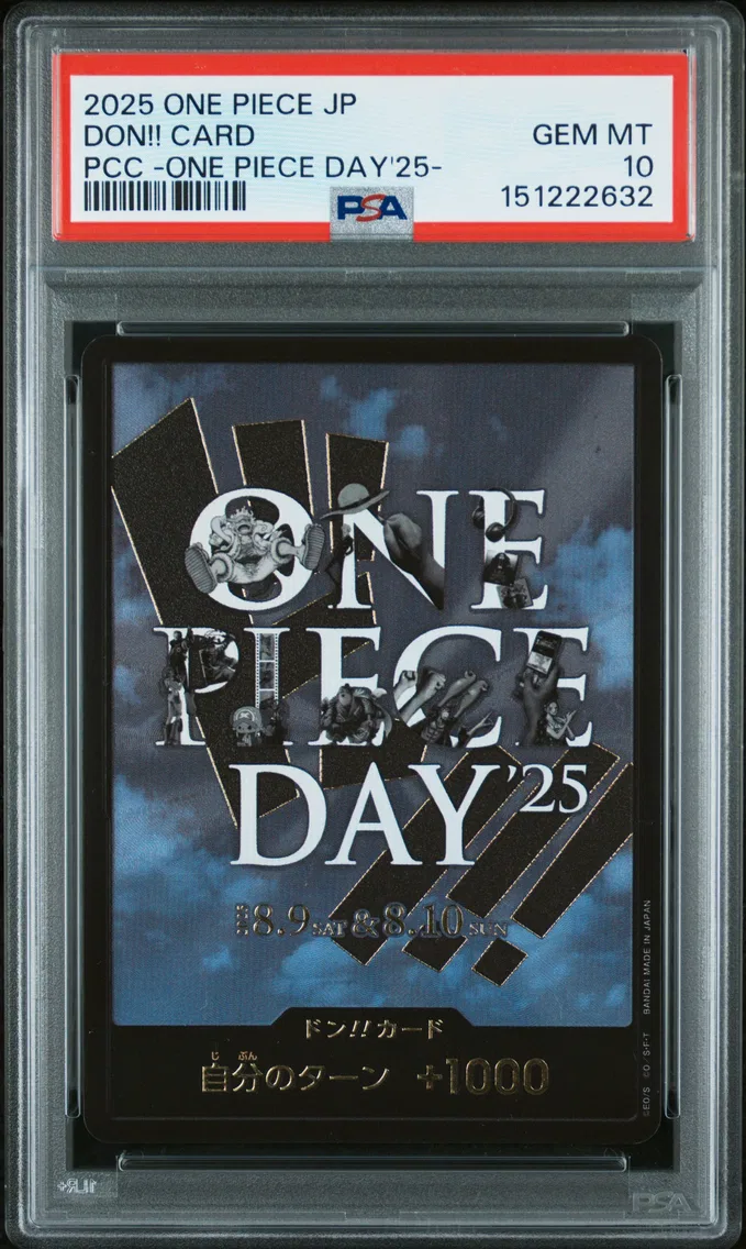 2025 #NA Don!! Card PSA 10 One Piece Japanese Premium Card Collection -One Piece Day'25-
