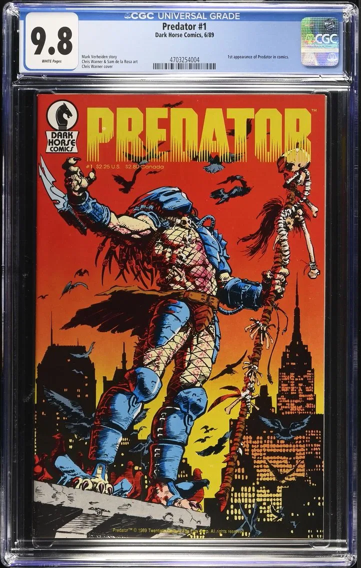 1989 Predator #1 CGC 9.8 Dark Horse Comics
