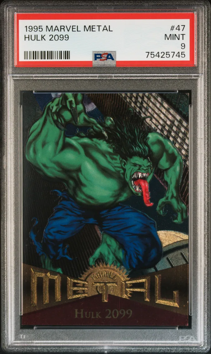 1995 #47 Hulk 2099 PSA 9 Marvel Metal
