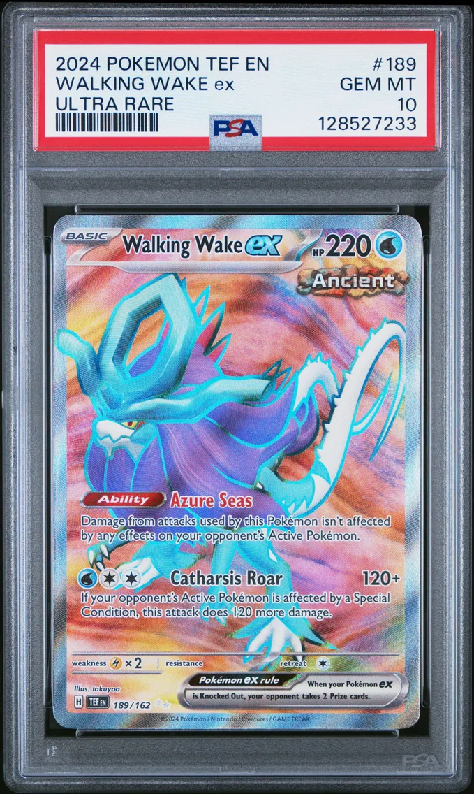 2024 #189 WALKING WAKE ex PSA 10 Tef EN-Temporal Forces