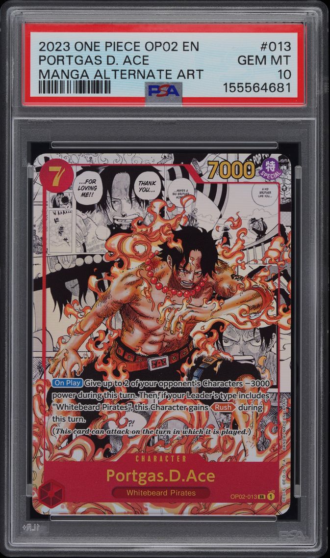 2023 #013 Portgas D. Ace PSA 10 