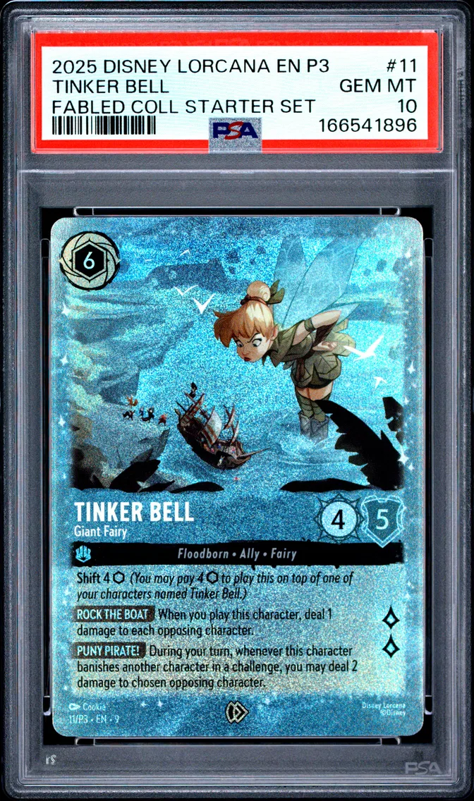 2025 #11 Tinker Bell - Giant Fairy PSA 10 Disney Lorcana EN P3-Promo