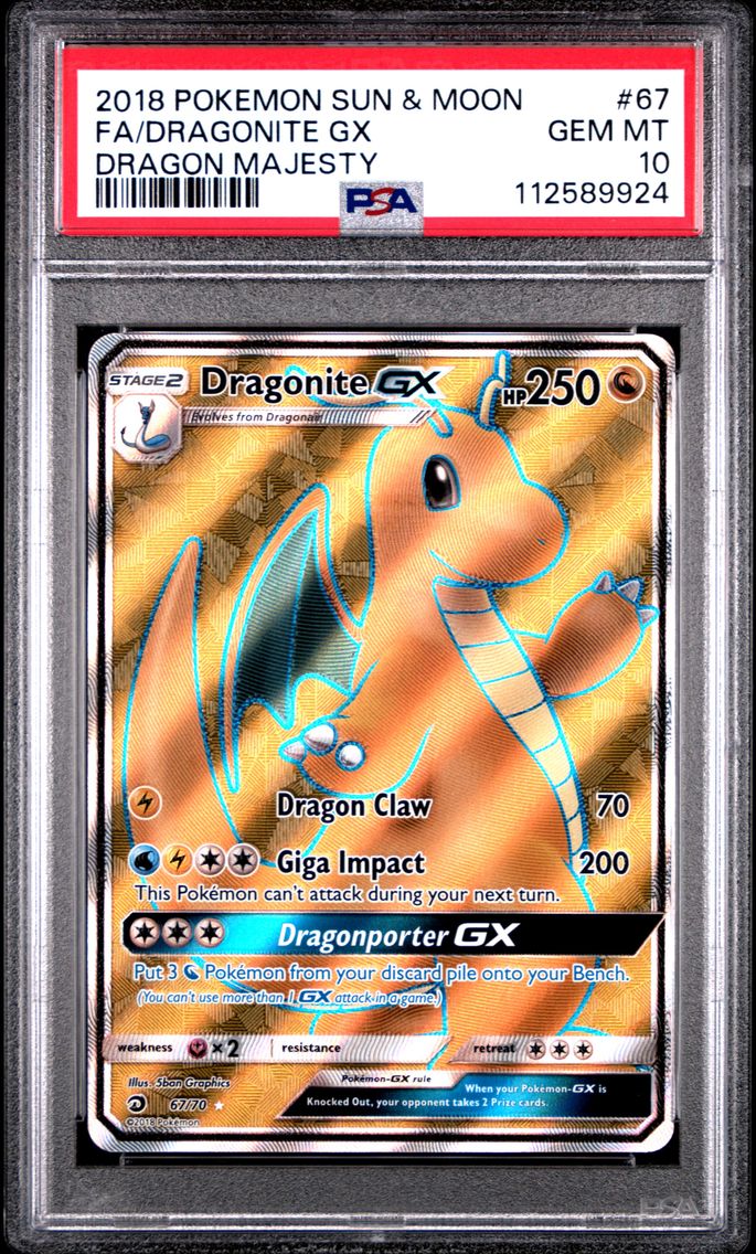 2018 #67 Full Art/Dragonite GX P