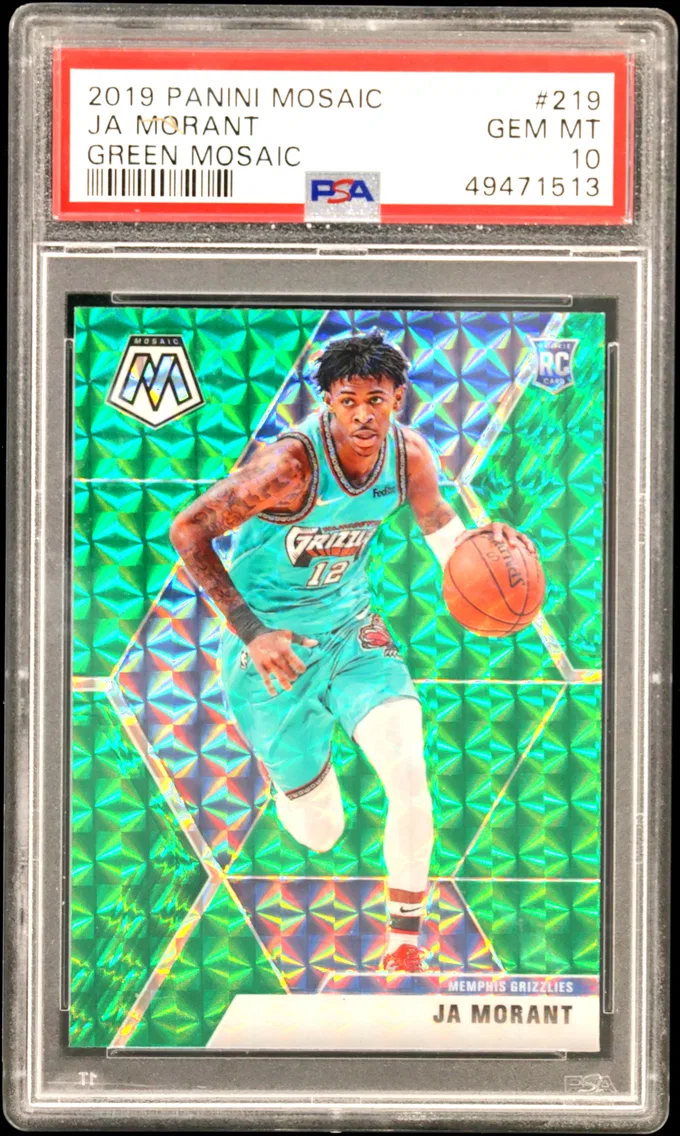 2019 #219 Ja Morant PSA 10 Panini Mosaic