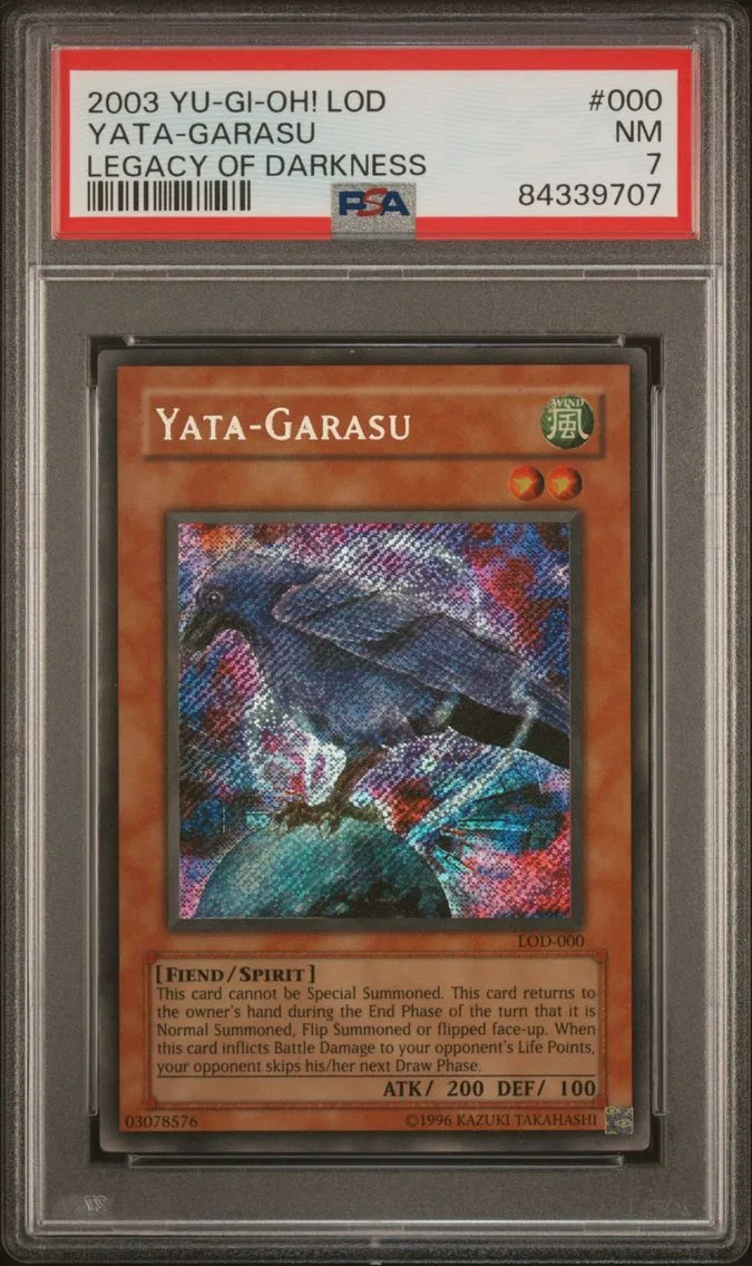 2003 #000 YATA-GARASU PSA 7 YU-GI-Oh! Lod-Legacy of Darkness