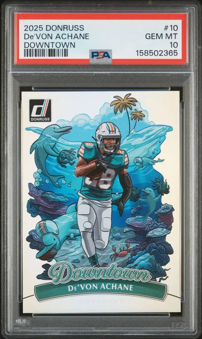 2025 #10 DE'Von Achane PSA 10 Pa