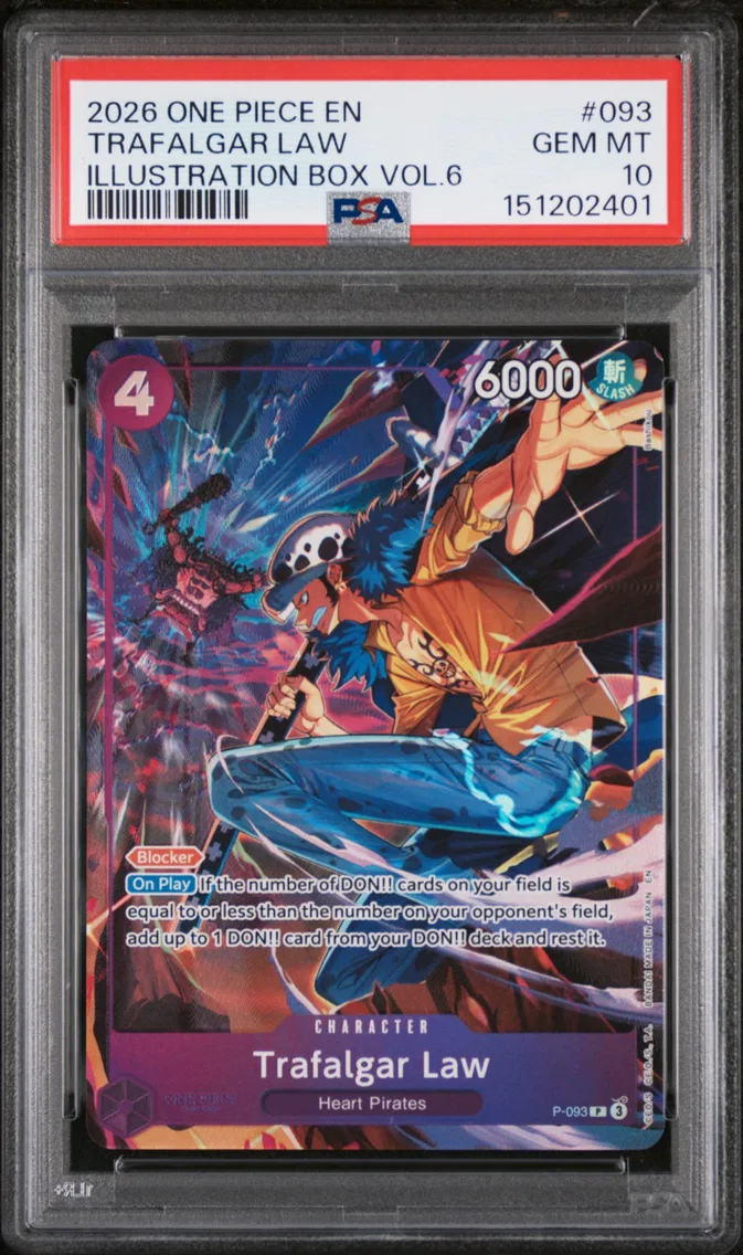 2026 #093 Trafalgar Law PSA 10 One Piece Promos