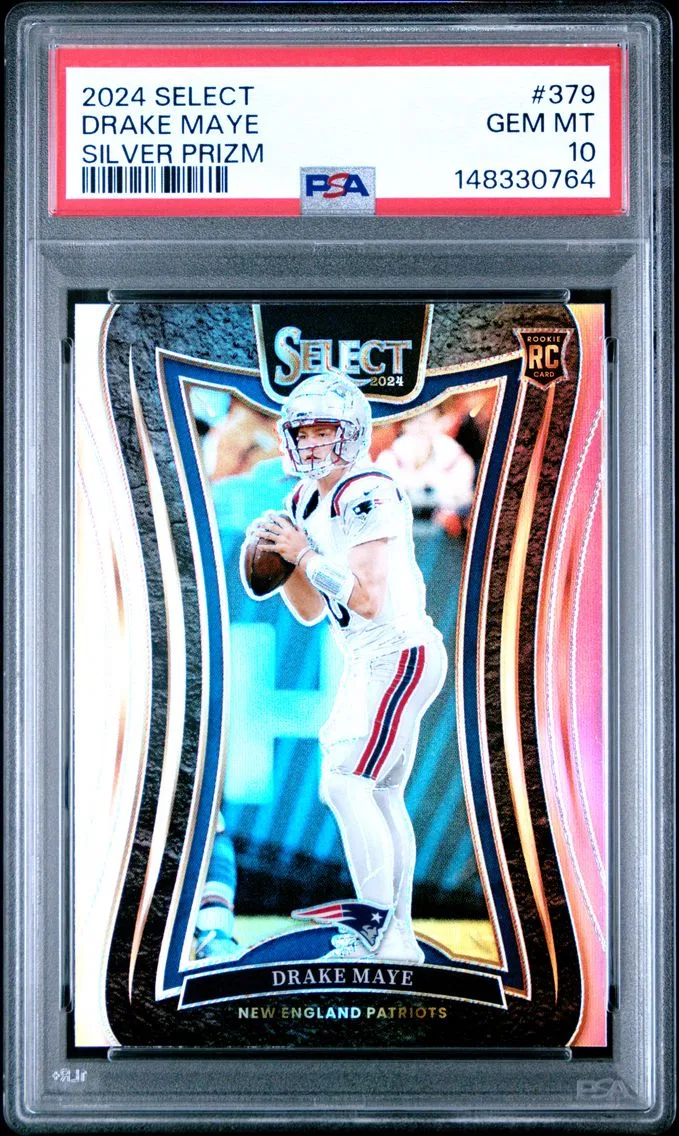 2024 #379 Drake Maye PSA 10 Panini Select