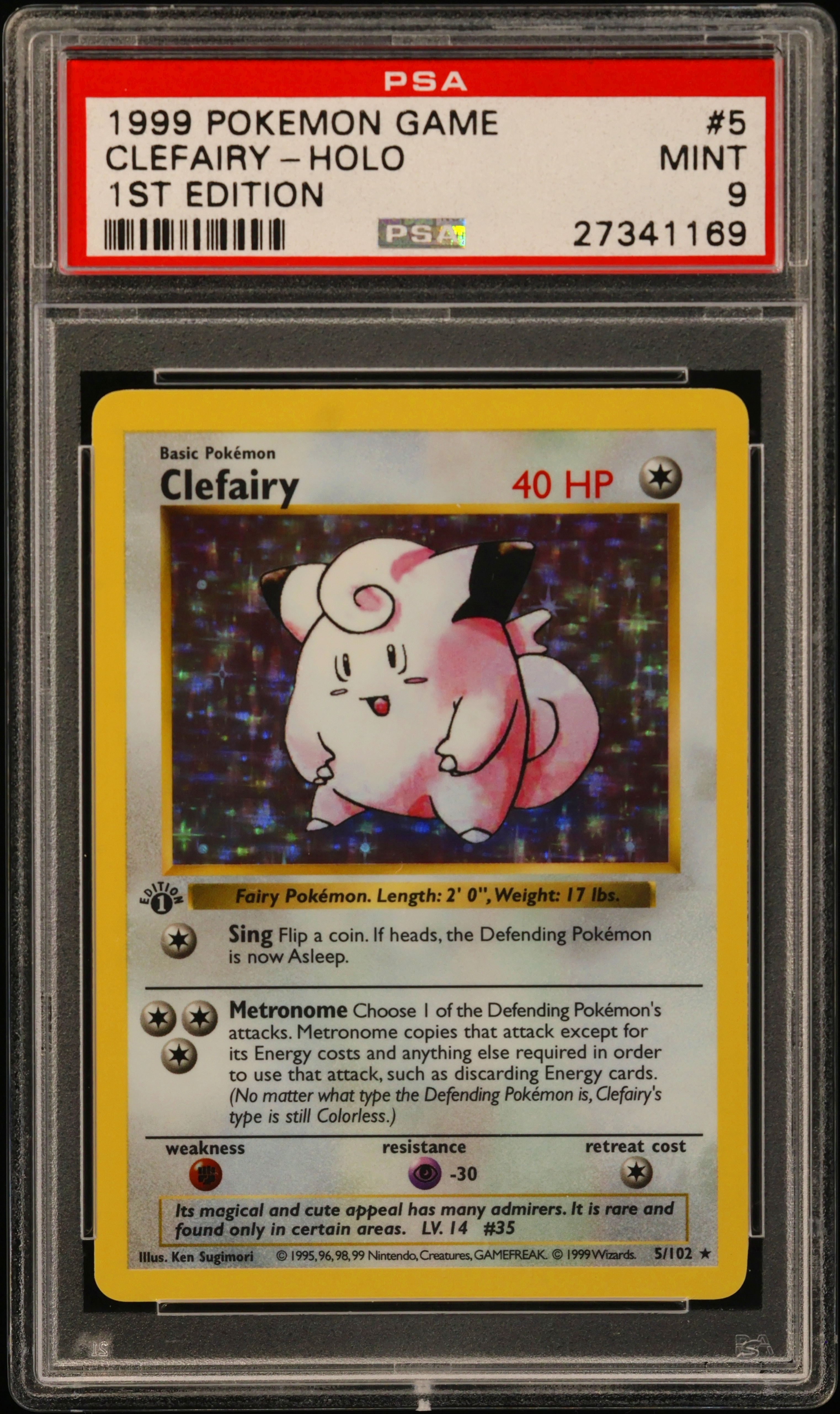 Clefairy-Holo 1st Edition
