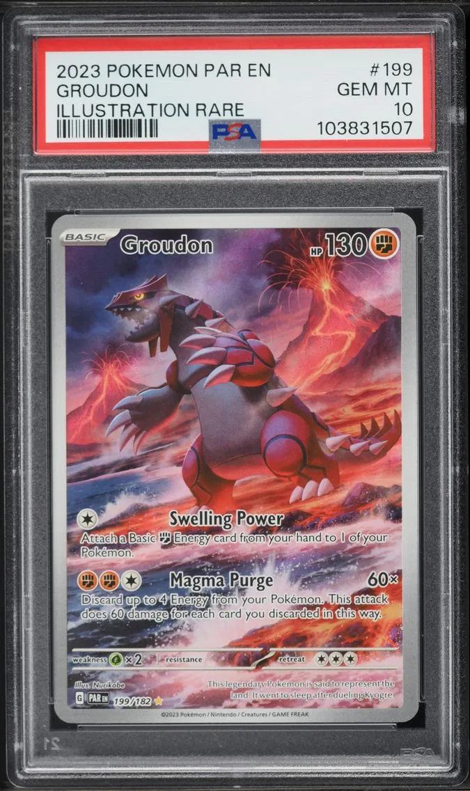 2023 #199 Groudon PSA 10 Par EN-