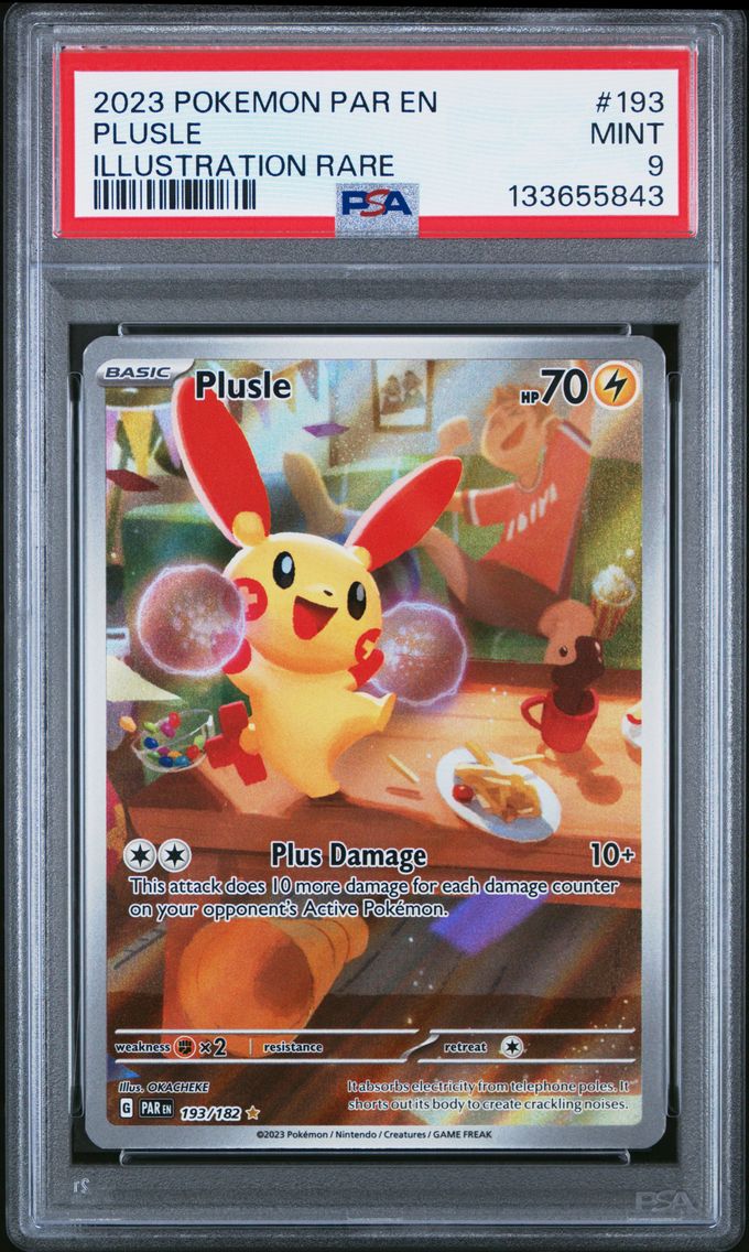2023 #193 Plusle PSA 9 Par EN-Paradox Rift