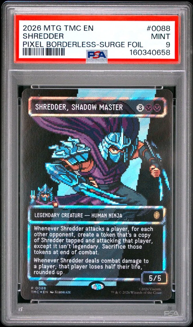 2026 #0088 Shredder, Shadow Master PSA 9 Teenage Mutant Ninja Turtles Commander