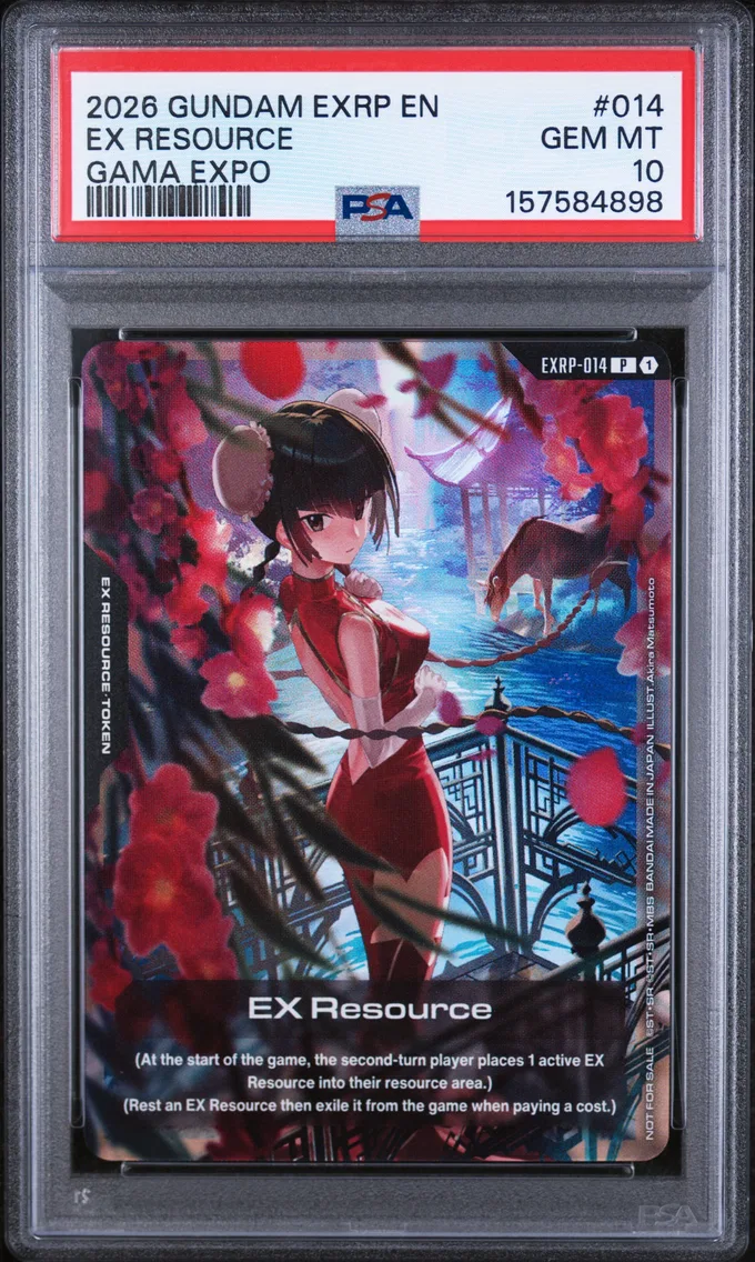 2026 #014 EX Resource PSA 10 Gundam Exrp-EX Resource Promos