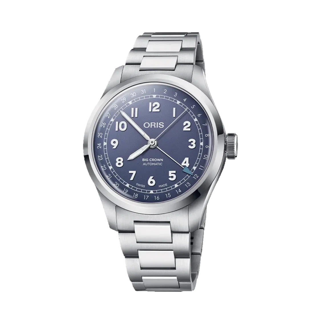Oris Big Crown Pointer Date 40mm - Purple on Bracelet