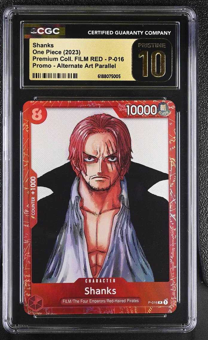 2023 #P-016 Shanks CGC 10 Pristine Premium Collection FILM RED (Foil) - English