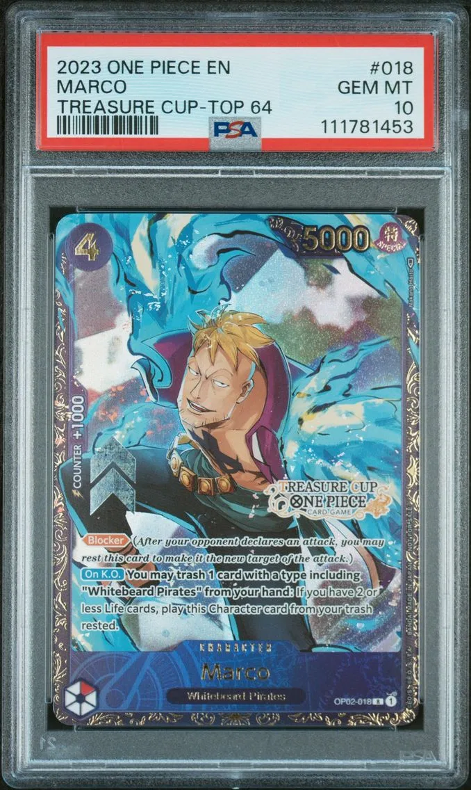 2023 #018 Marco PSA 10 One Piece
