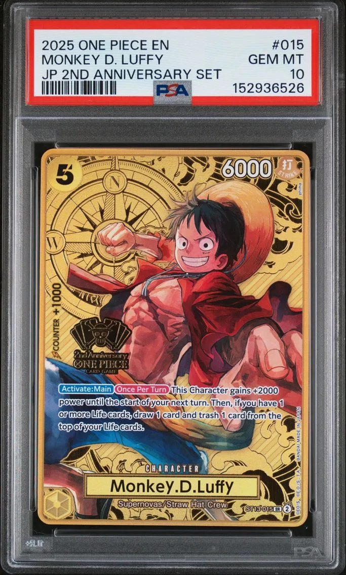2025 #015 Monkey D. Luffy PSA 10