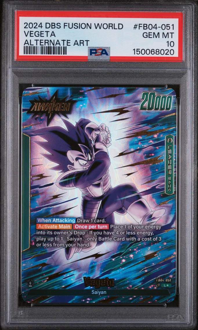2024 #FB04-051 Vegeta PSA 10 Dragon Ball Super Card Game Fusion World Ultra Limit