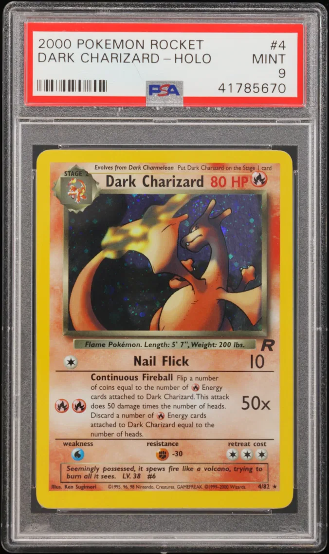 2000 #4 Dark Charizard-Holo PSA 