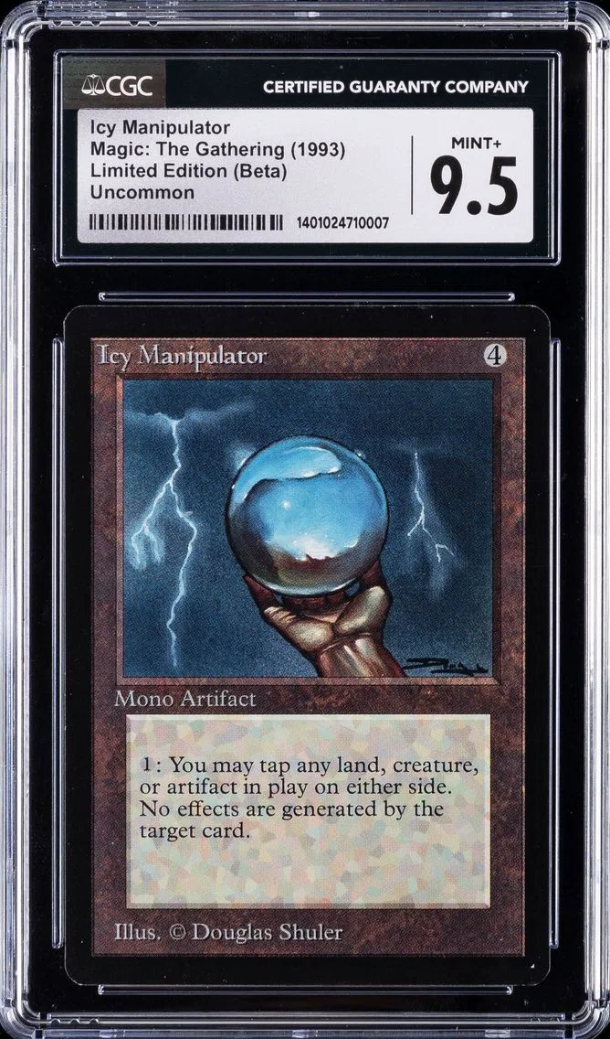 1993 Icy Manipulator (Beta) CGC 9.5 Magic: The Gathering