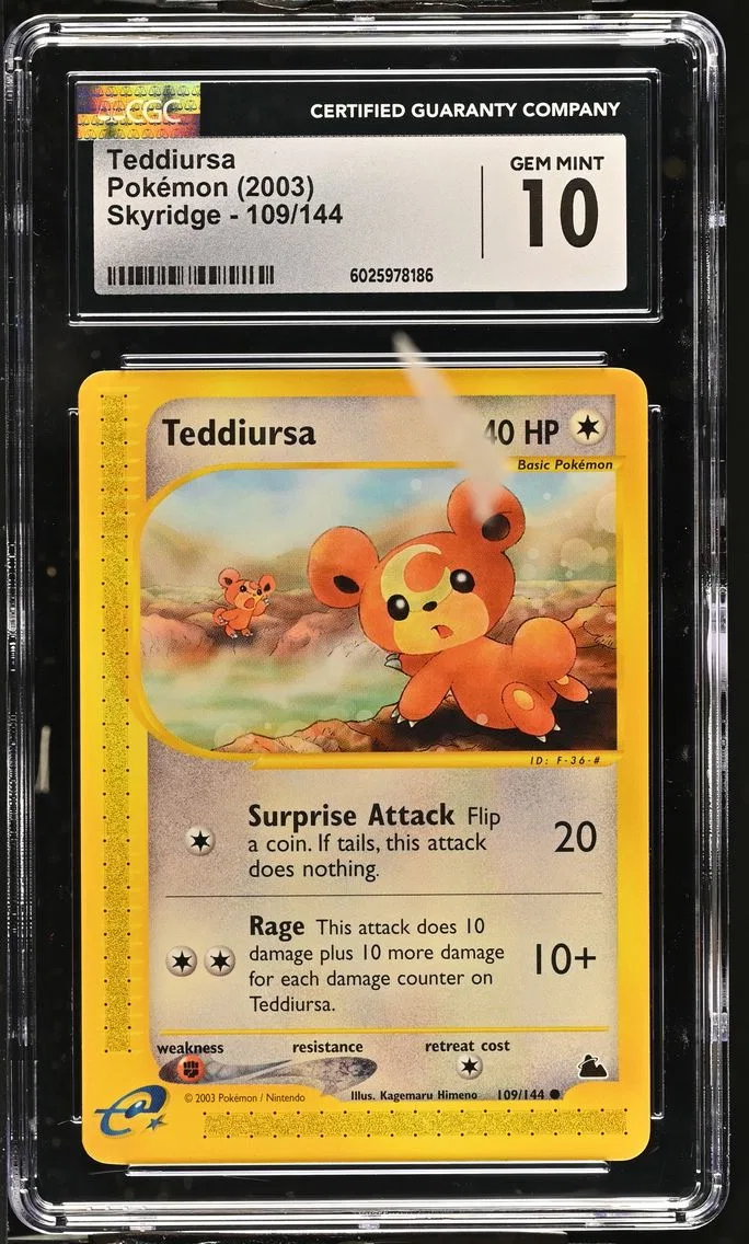 2003 Skyridge - English Teddiursa #109 CGC 10