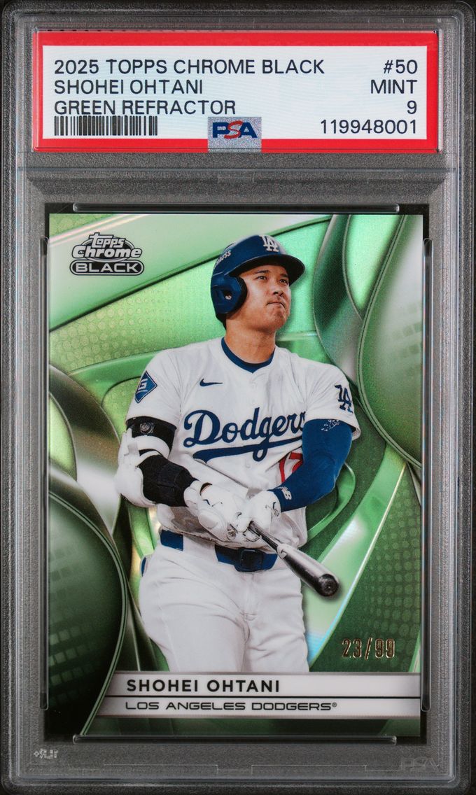 2025 #50 Shohei Ohtani PSA 9 Top
