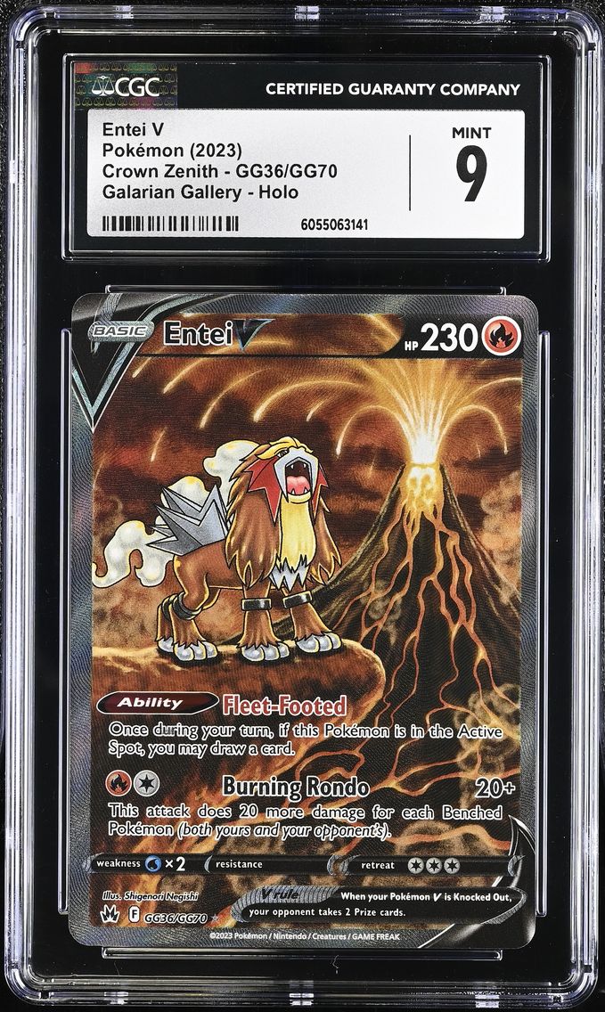 2023 #GG36/GG70 Entei V CGC 9 Crown Zenith - English