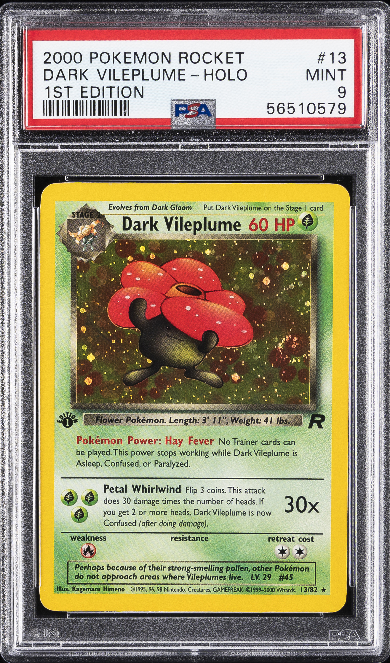 Dark Vileplume-Holo 1st Edition
