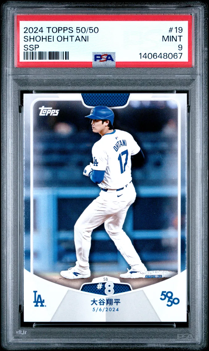 2024 #19 Shohei Ohtani PSA 9 Topps 50/50 Shohei Ohtani