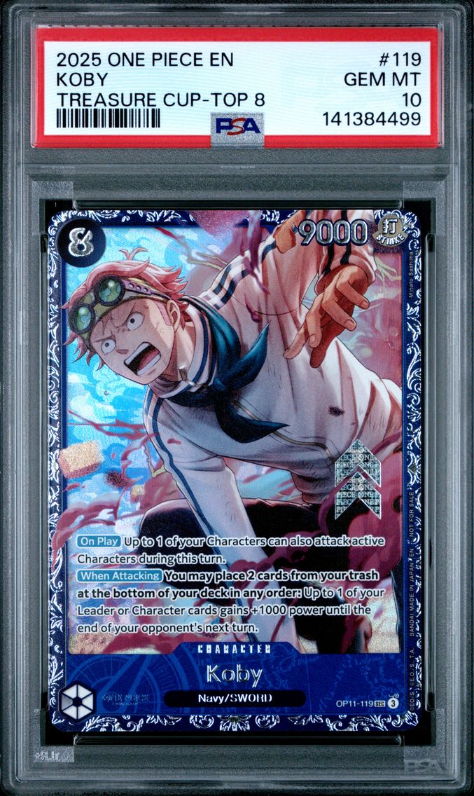 2025 #119 Koby PSA 10 One Piece 